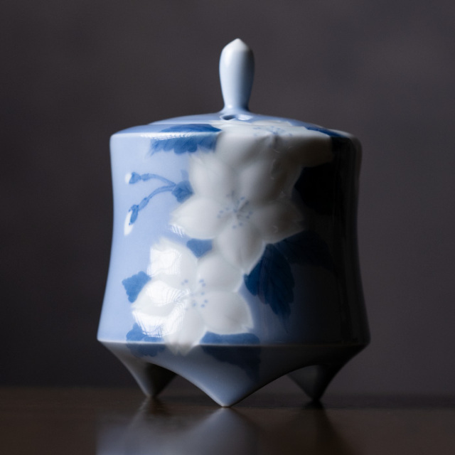 染付振出　陶芸作家　本多亜弥