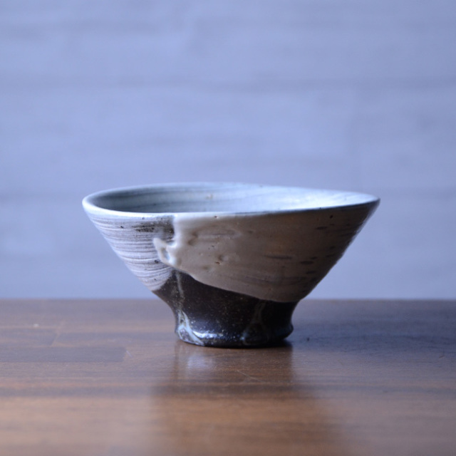 刷毛目飯碗(BY-301) 作家「吉岡萬理」