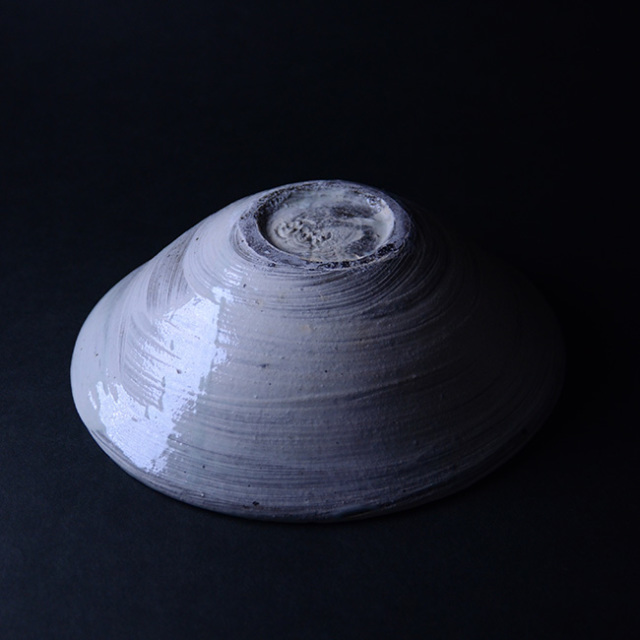 刷毛目楕円鉢 作家「吉岡萬理」