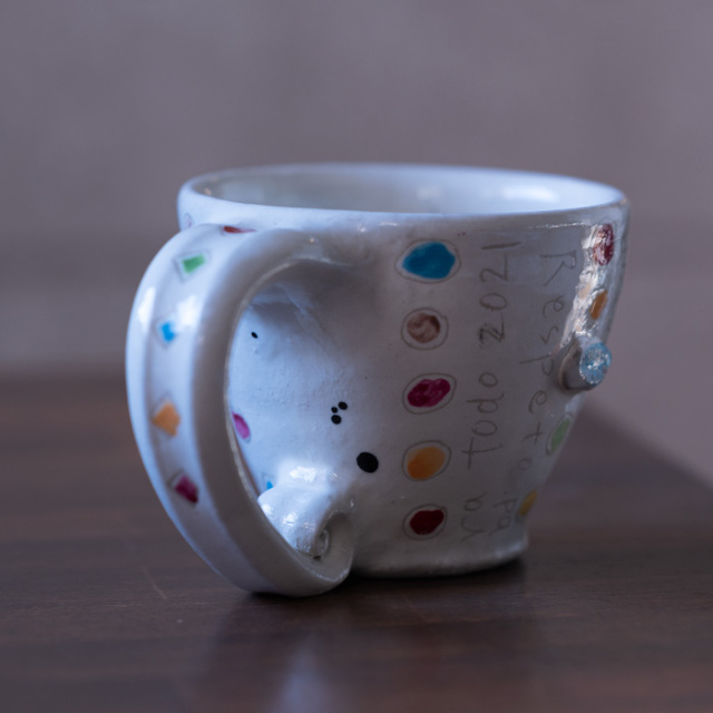 Dotマグカップ陶芸家吉岡萬理