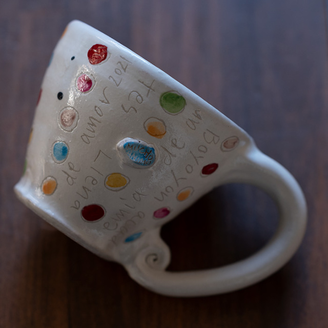 Dotマグカップ陶芸家吉岡萬理