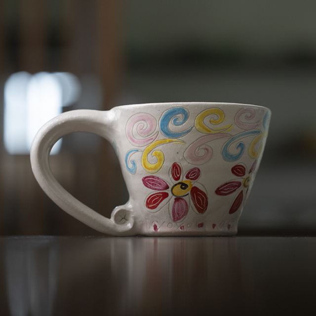 マグカップ　陶芸家　吉岡萬理