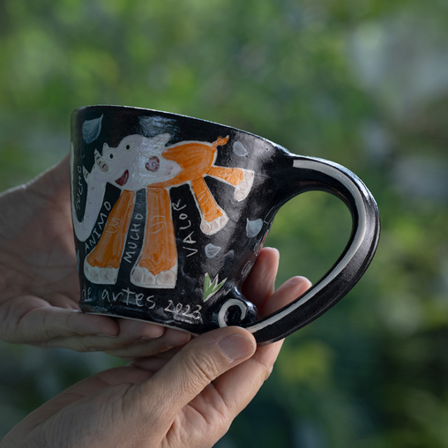 マグカップ　陶芸家　吉岡萬理