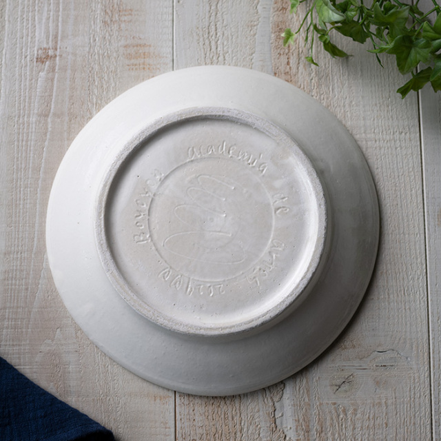 大皿 | 染付 龍のパスタ皿 - 25cm - (BY-416) 作家「吉岡萬理」