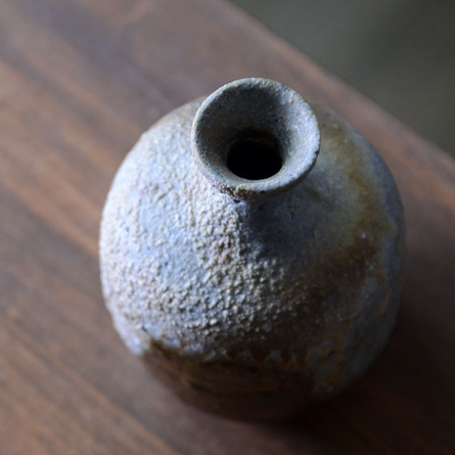 共箱付】備前焼窯変徳利（CR-006） 作家「クリストファーレイヴェン