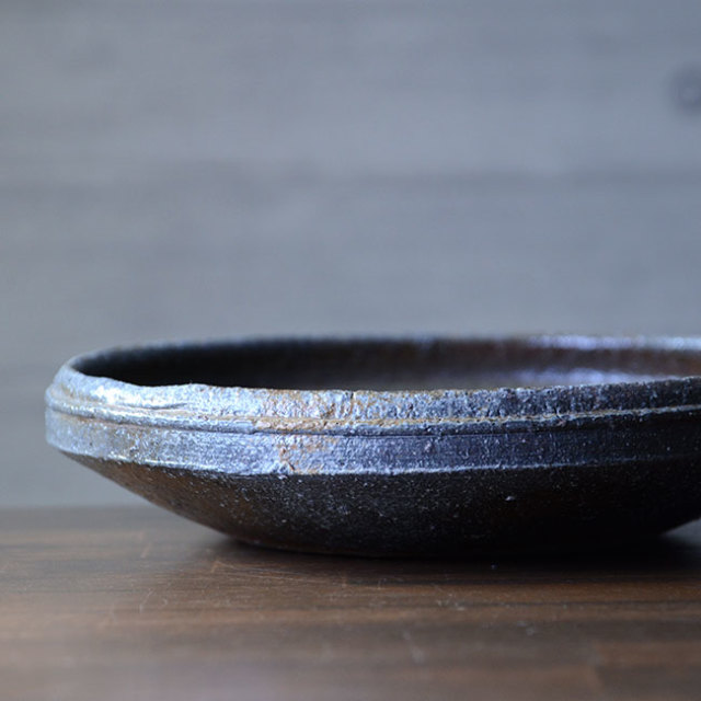 備前焼八寸鉢（CR-016） 作家「クリストファーレイヴェンホール」