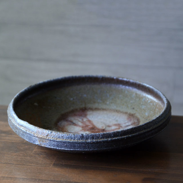 備前焼　大皿　深鉢 備前焼八寸鉢（CR-016） 作家「クリストファーレイヴェンホール」