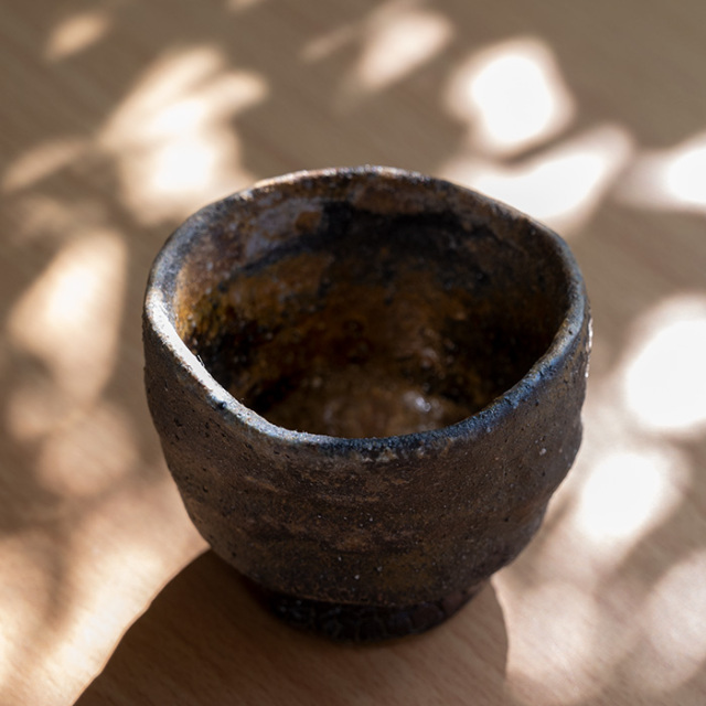 クリストファー・レイヴェンホール　備前　酒盃 クリストファー・レイヴェンホール 備前 酒盃 クリストファー