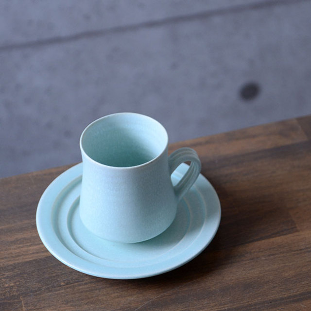 蒼穹釉カップ&ソーサー 作家「見野大介」 