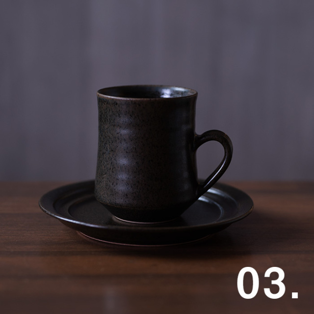 コーヒーカップ&ソーサー （DM-010） 作家「見野大介」