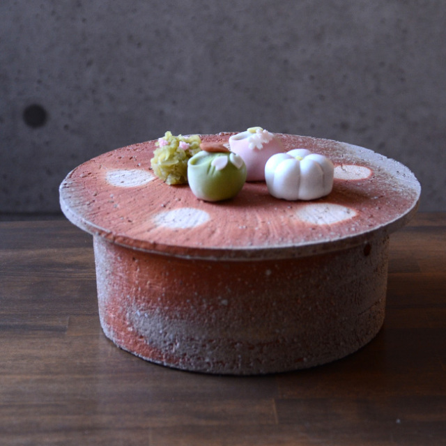 火影高杯台皿　 作家「藤本秀」