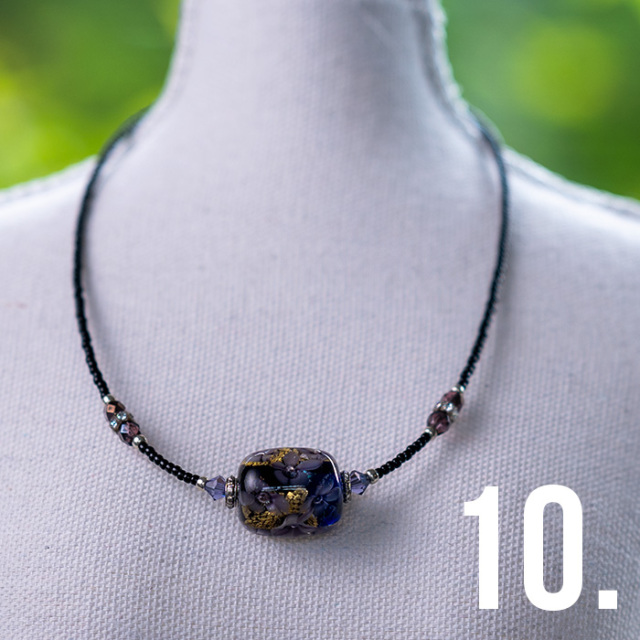 とんぼ玉　ネックレス