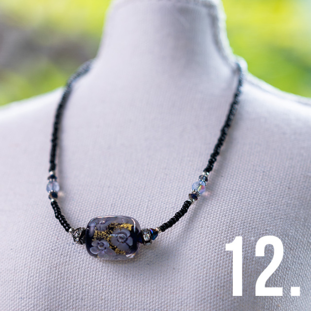 とんぼ玉　ネックレス