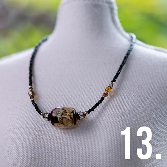 とんぼ玉　ネックレス
