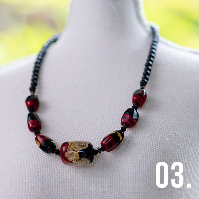 とんぼ玉　ネックレス