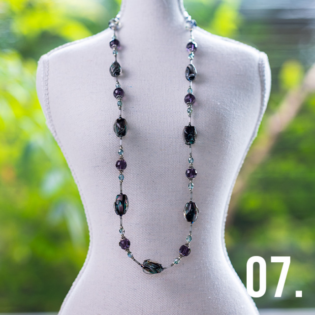 とんぼ玉　ネックレス