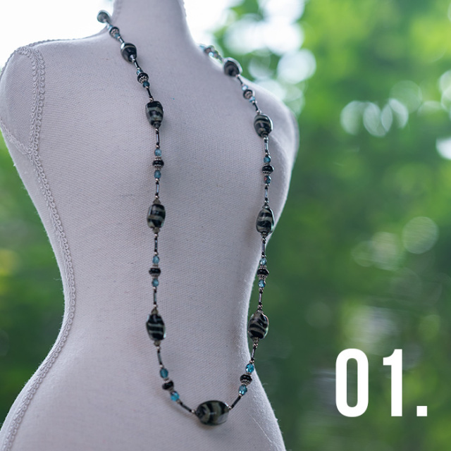 とんぼ玉　ネックレス