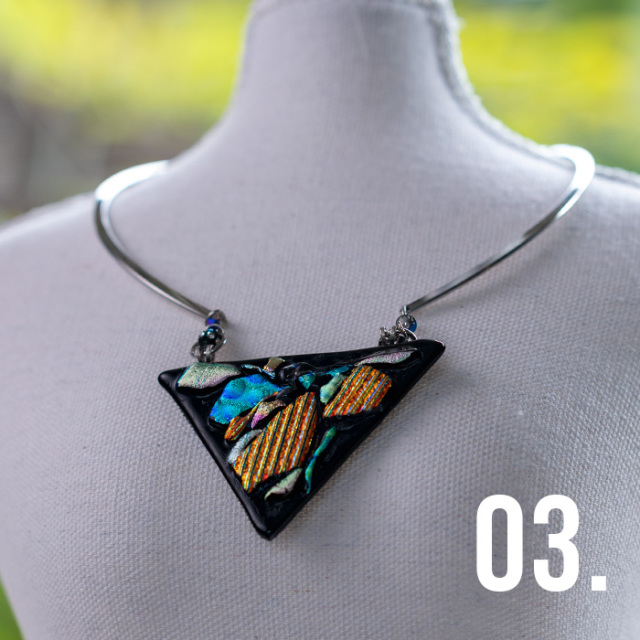 とんぼ玉　ネックレス