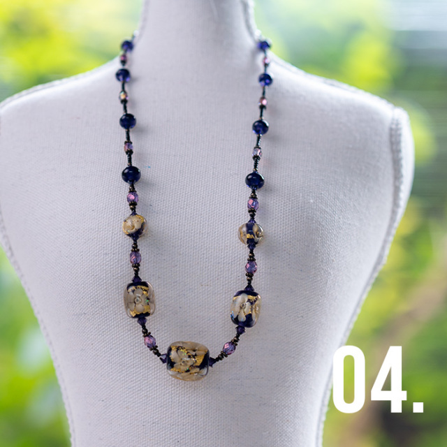 とんぼ玉　ネックレス