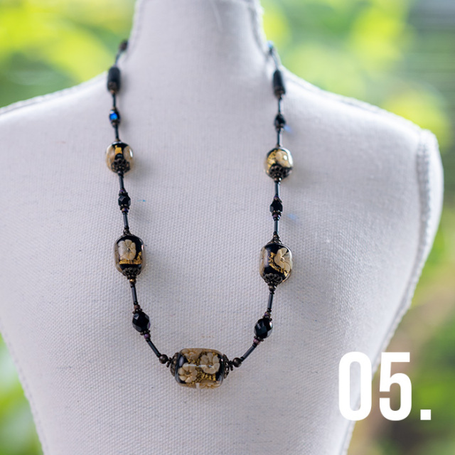 とんぼ玉　ネックレス