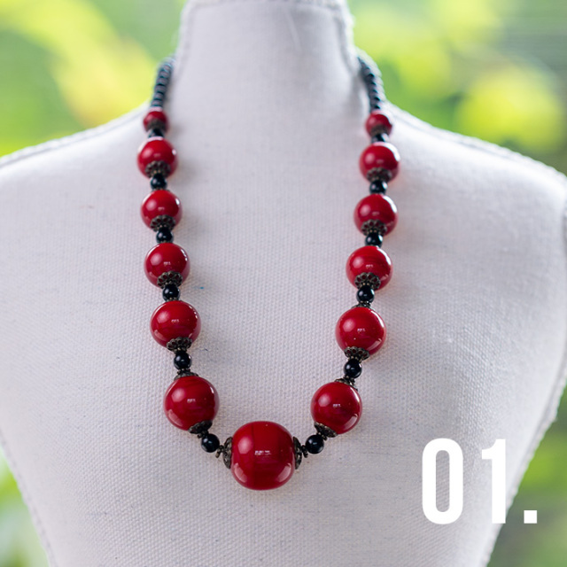 とんぼ玉　ネックレス