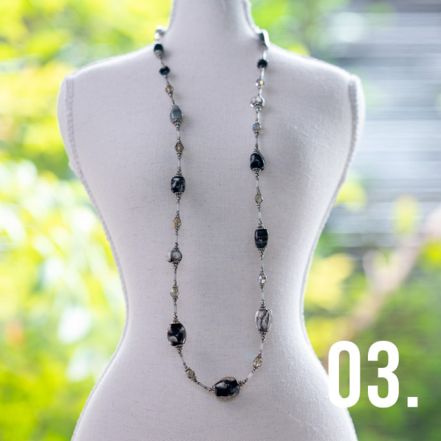 とんぼ玉　ネックレス