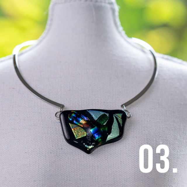 とんぼ玉　ネックレス