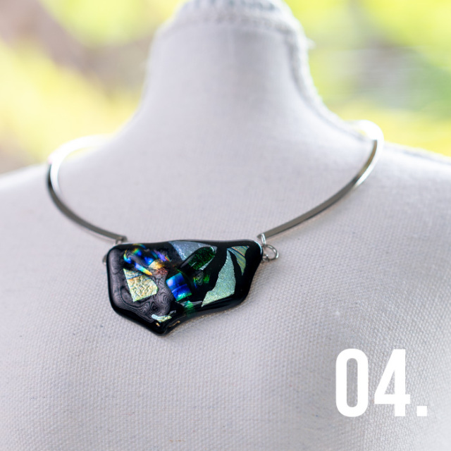 とんぼ玉　ネックレス