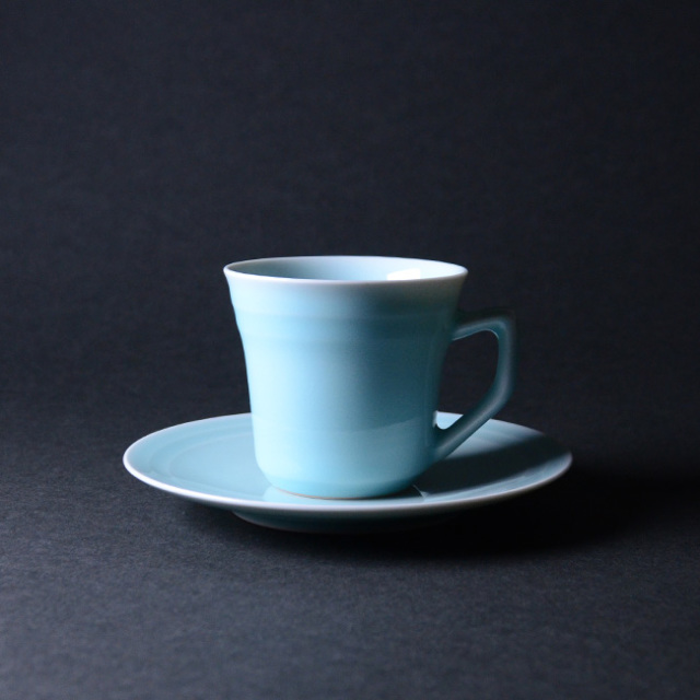 青白磁　食器セット 美濃焼】青白磁・白瓷 皿・カップ セット【快山製陶所】食器 プレート