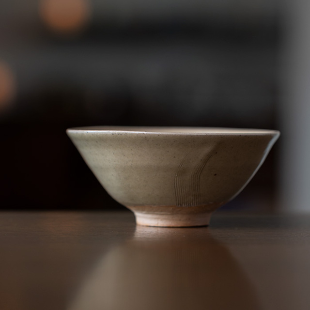 珠光青磁抹茶碗（IH-046） 作家「市川博一」