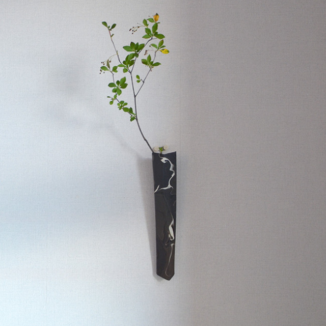 彩墨流掛花生　作家「瀬津純司」