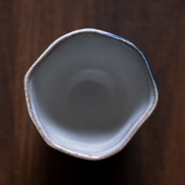 陶芸家　美術家　伊藤公象　酒器　酒杯　器　pearl blue 箱なし 陶芸家 美術家 伊藤公象 酒器 酒杯 器 pearl blue 箱なし 陶芸家
