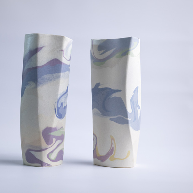 花入 | 彩墨流花器（JS-702） 作家「瀬津純司」