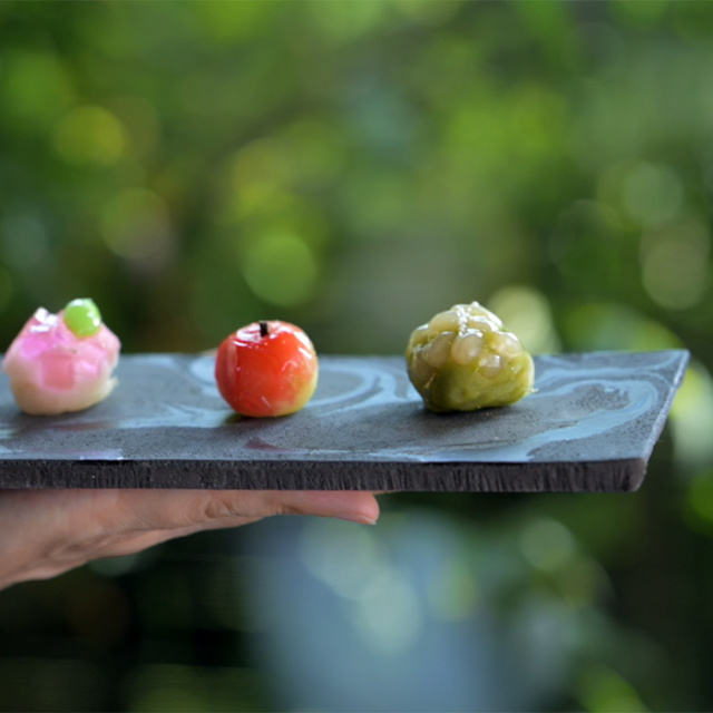 彩済流板皿　作家　瀬津純司