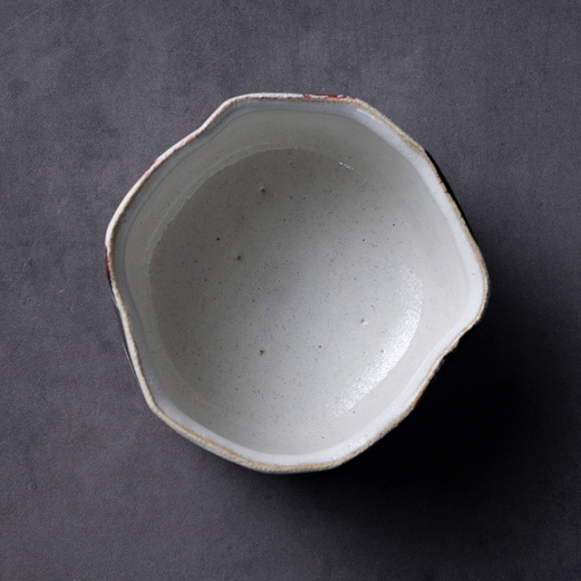 【未使用保管品】荒木義隆 南蛮片口 向付 5客 士半窯 名工 茶道具 和食器 塩釉片口すり鉢 作家「荒木義隆」