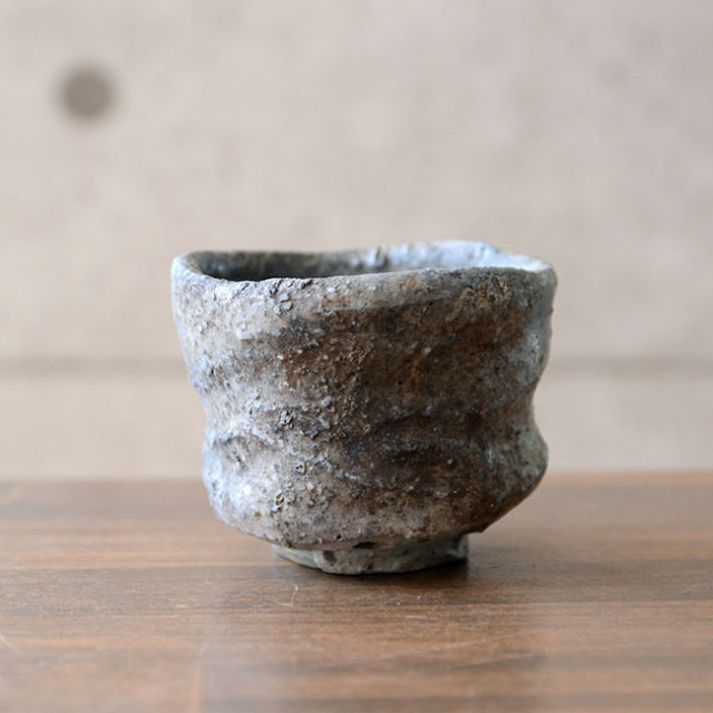 伊賀ぐい呑（共箱付D） 作家「新歓嗣」