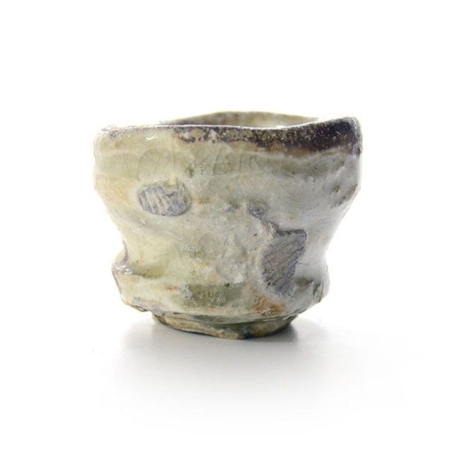 伊賀ぐい呑（共箱付E） 作家「新歓嗣」