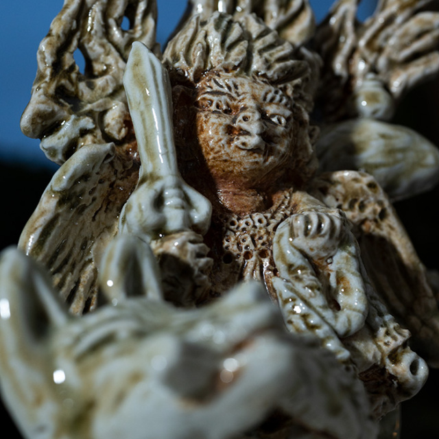 共箱付】飯縄権現（KAA-050） 作家「新歓嗣」