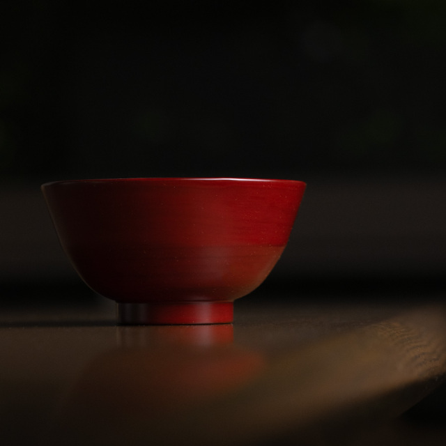 漆器 杉平椀(赤) 作家「角好司」