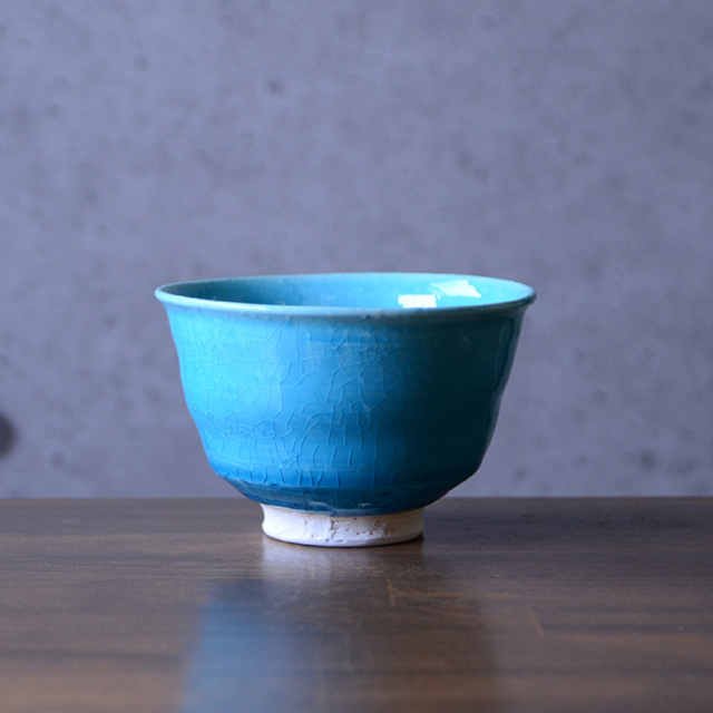 和食器 トルコブル-茶碗 作家「荒木漢一」