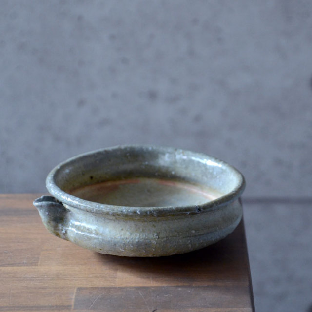 和食器　塩釉玉縁片口鉢　作家「荒木漢一」