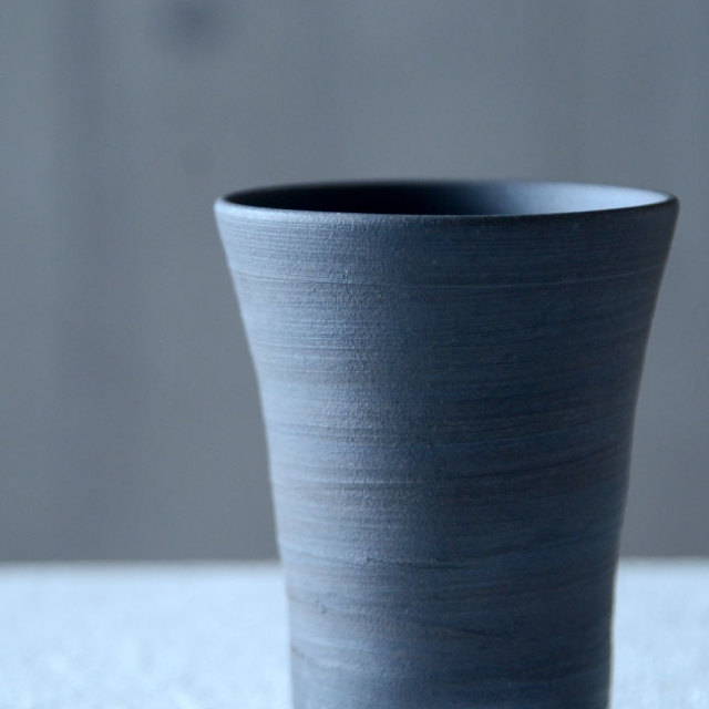 和食器　焼締フリーカップ　作家「荒木漢一」