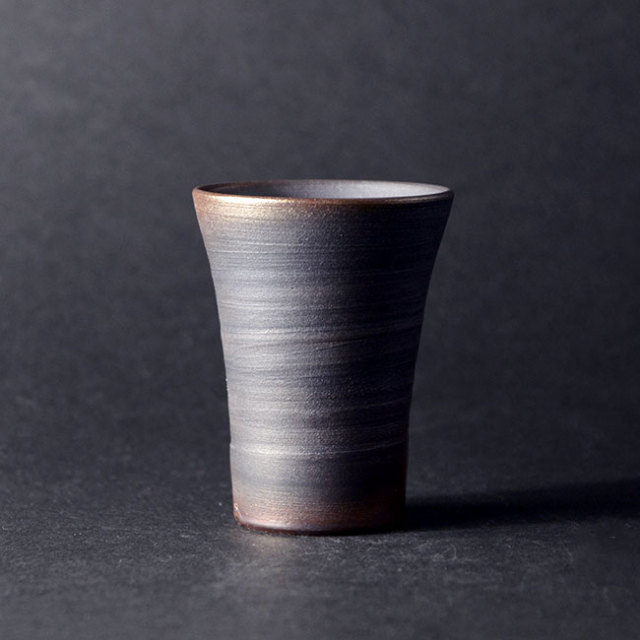 和食器　焼締フリーカップ　作家「荒木漢一」