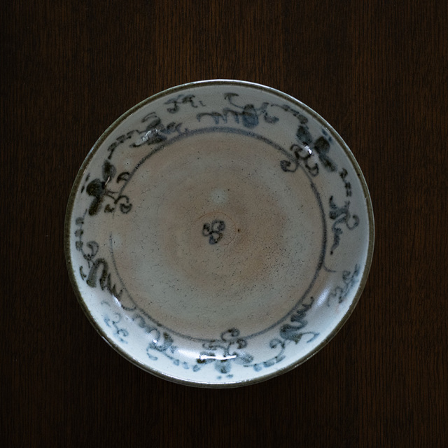 安南六寸皿（KIA-122） 作家「荒木漢一」