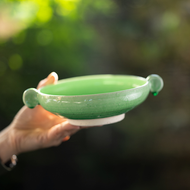 グリーン　スープカップ