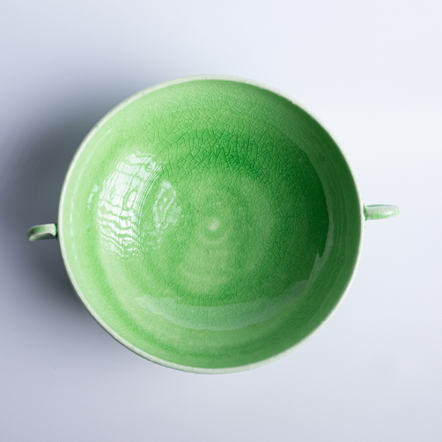 グリーン　スープカップ