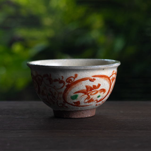 ご飯茶碗 | 粉引赤絵飯碗（KIA-150） 作家「荒木漢一」