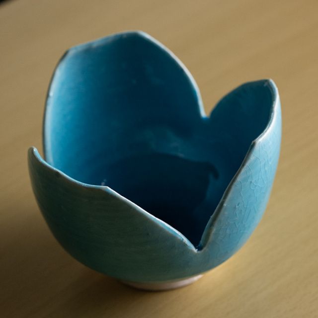 小鉢 | トルコブルー割山椒（KIA-152） 作家「荒木漢一」