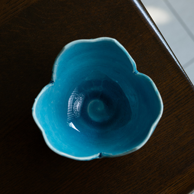 小鉢 | トルコブルー割山椒（KIA-152） 作家「荒木漢一」