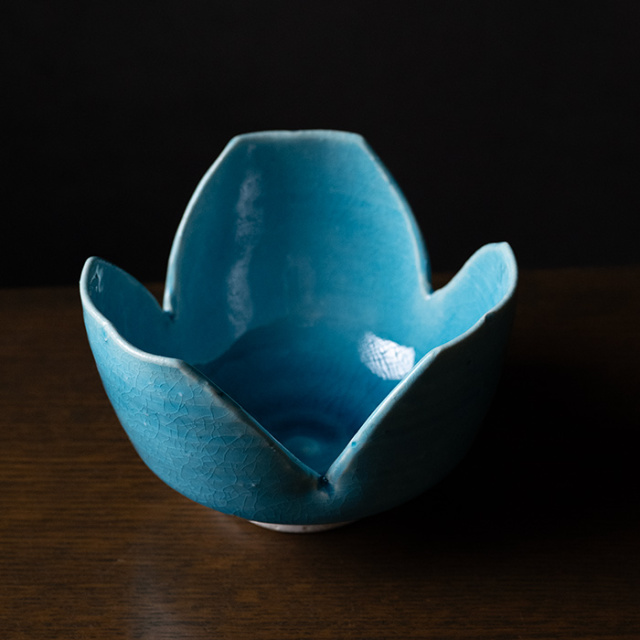小鉢 | トルコブルー割山椒（KIA-152） 作家「荒木漢一」